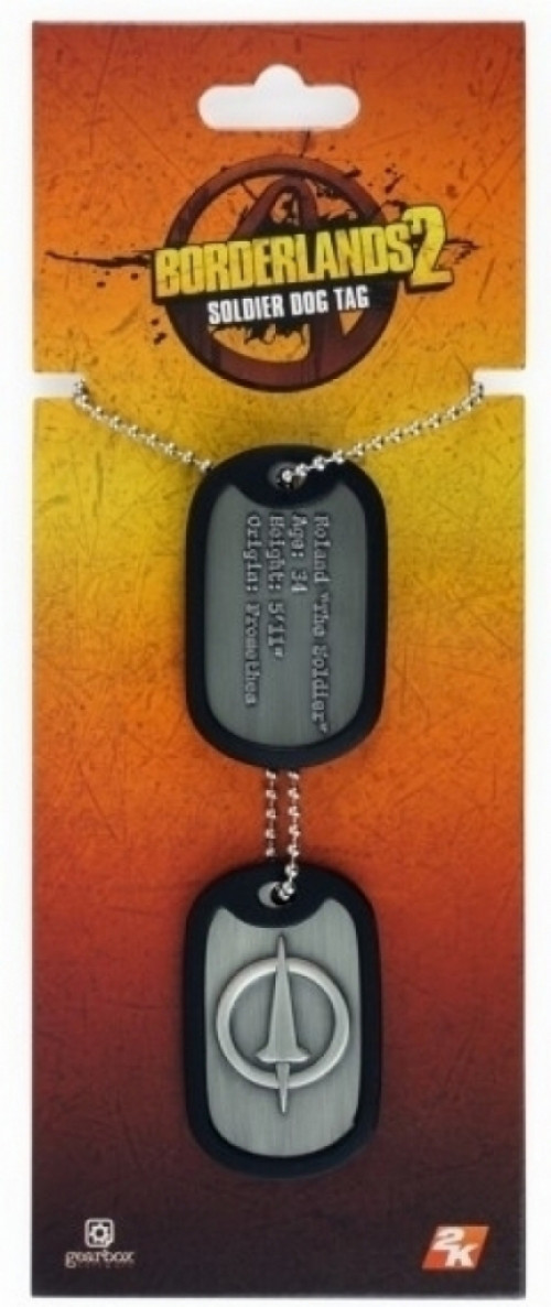 Image of Borderlands Dog Tags Soldier