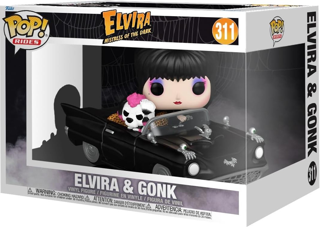 Elvira Funko Pop Vinyl: Elvira & Gonk (with Macabre Mobile)