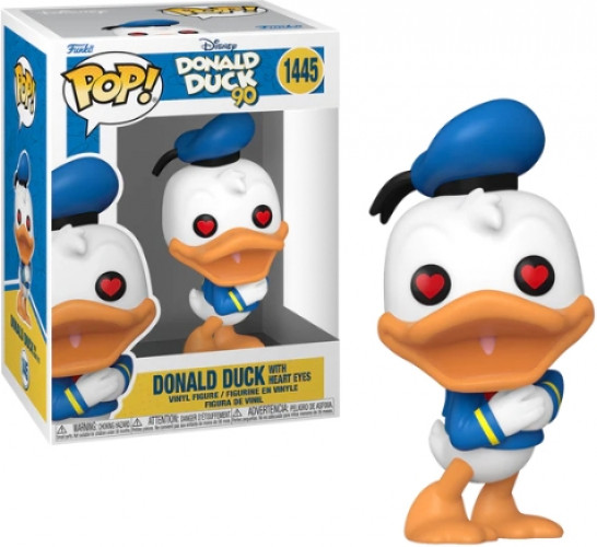 Disney Donald Duck 90th Anniversary Funko Pop Vinyl: Donald Duck Heart Eyes