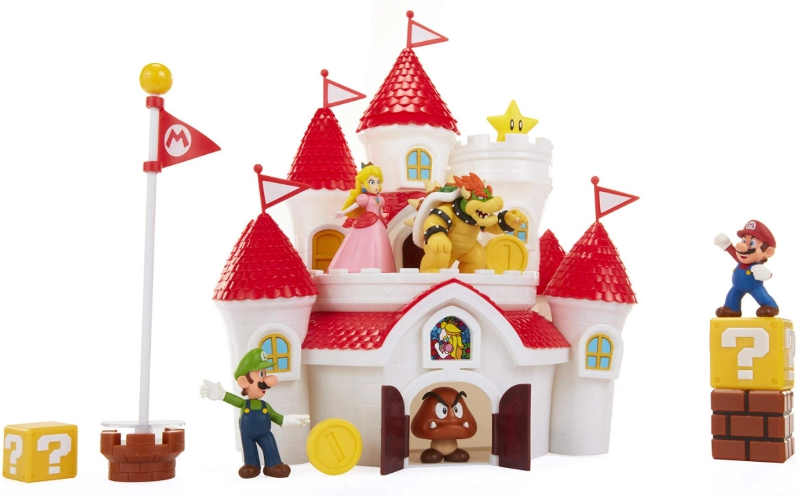 Super Mario Deluxe Playset - Mushroom Kingdom Castle