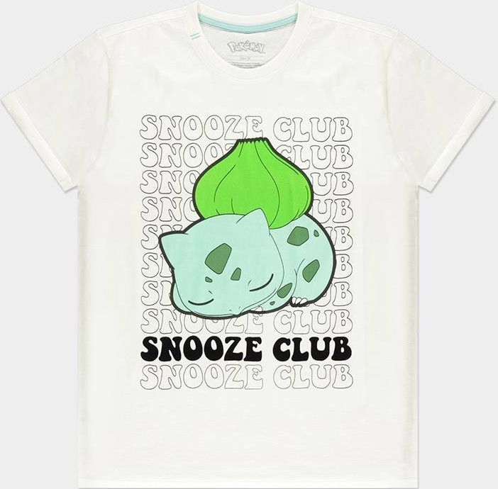 PokÃ©mon - Bulbasaur Snooze Club Men s T-shirt - S