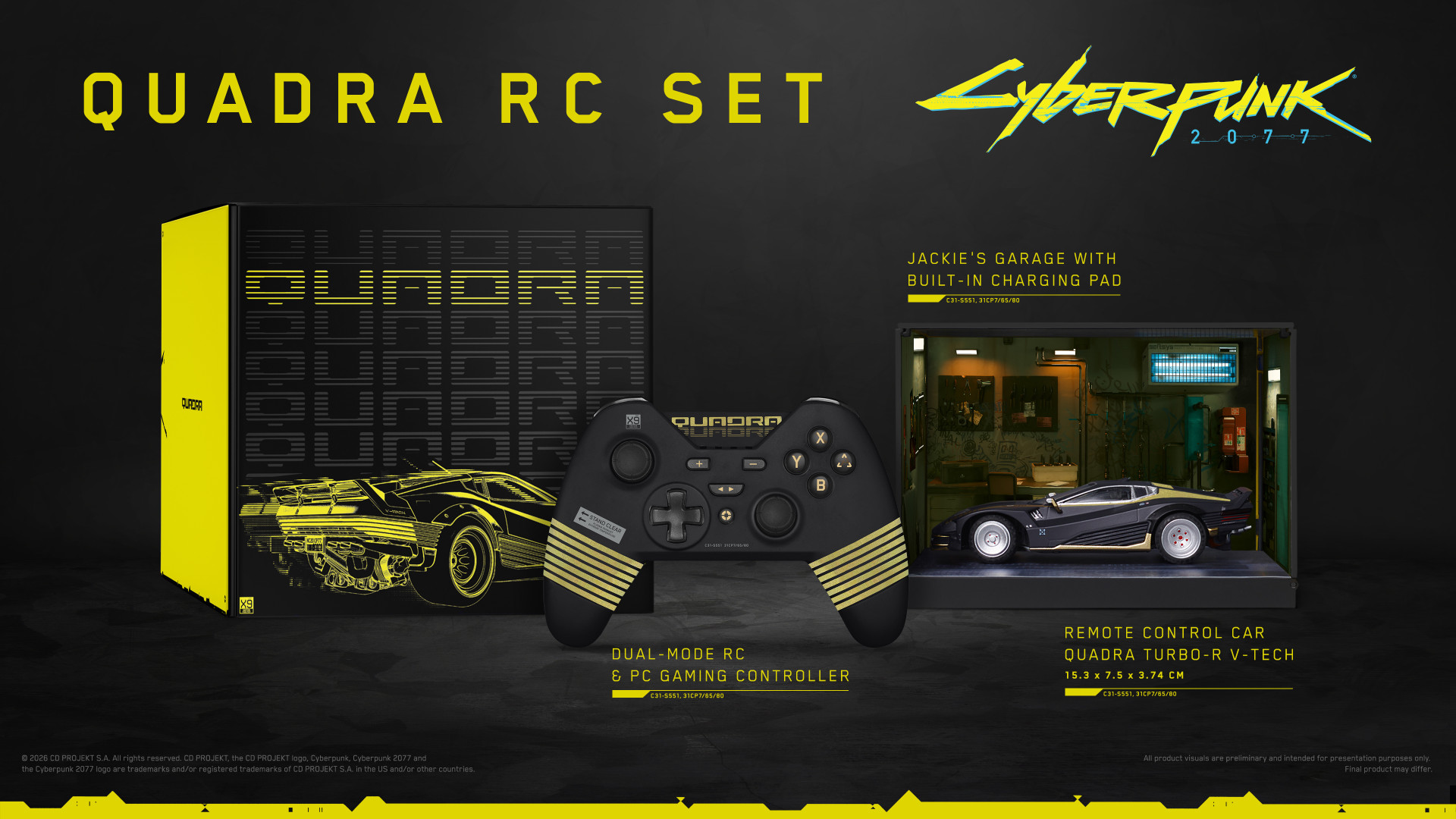 Cyberpunk 2077 - Quadra RC-set (Turbo-R V-Tech)