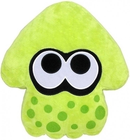 Image of Splatoon Pluche Pillow - Inkling Squid Green