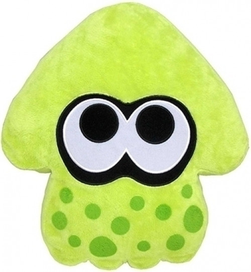 Splatoon Pluche Pillow - Inkling Squid Green