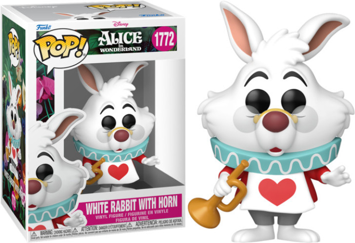 Alice in Wonderland Funko Pop Vinyl: White Rabbit with Horn