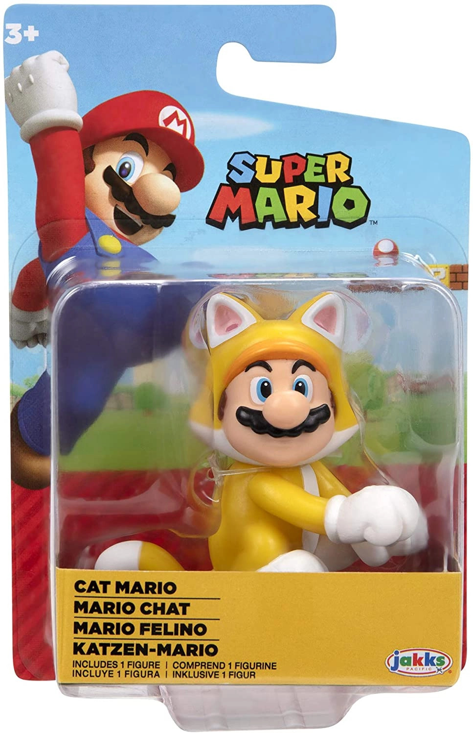 Super Mario Mini Action Figure - Cat Mario