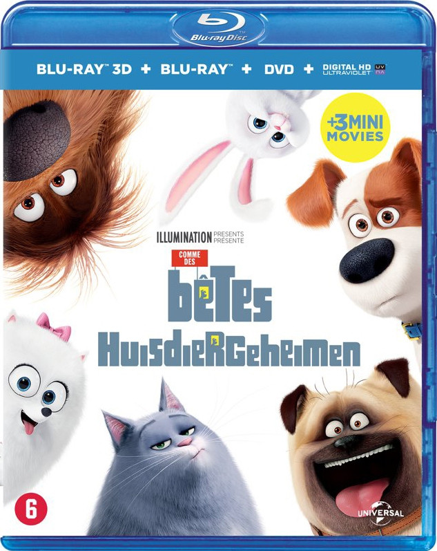 The Secret Life of Pets (3D + 2D + DVD)