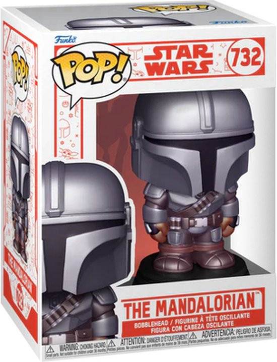Star Wars The Mandalorian Holiday Funko Pop Vinyl: The Mandalorian afbeelding