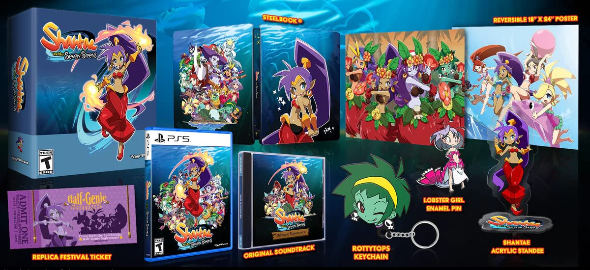 Limited Run Shantae and the Seven Sirens Collectors Edition ( Games)