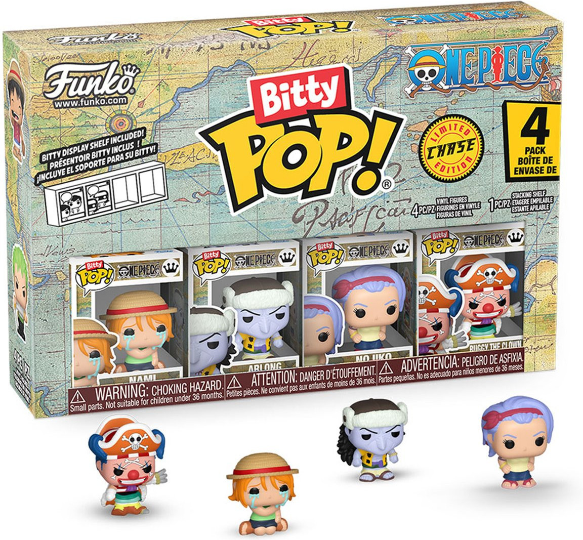 One Piece Funko Bitty Pop! 4-Pack: Nami / Arlong / Nojiko afbeelding