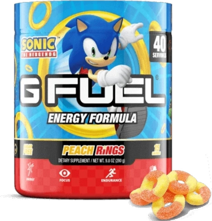 GFuel Energy Formula - Peach Rings Tub