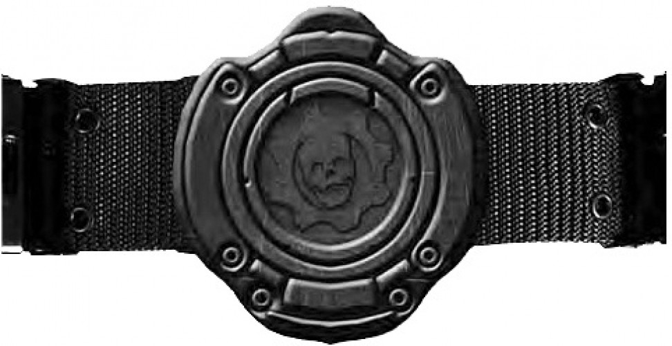 Gears of War 3 Belt Buckle Omen Armor