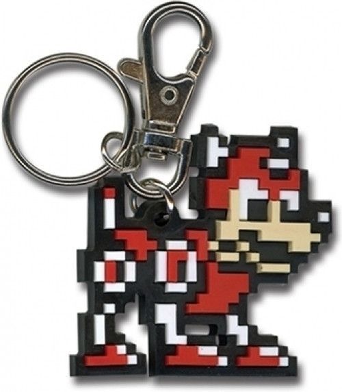 Image of Megaman 10 8-Bit Rubber Keychain - Rush