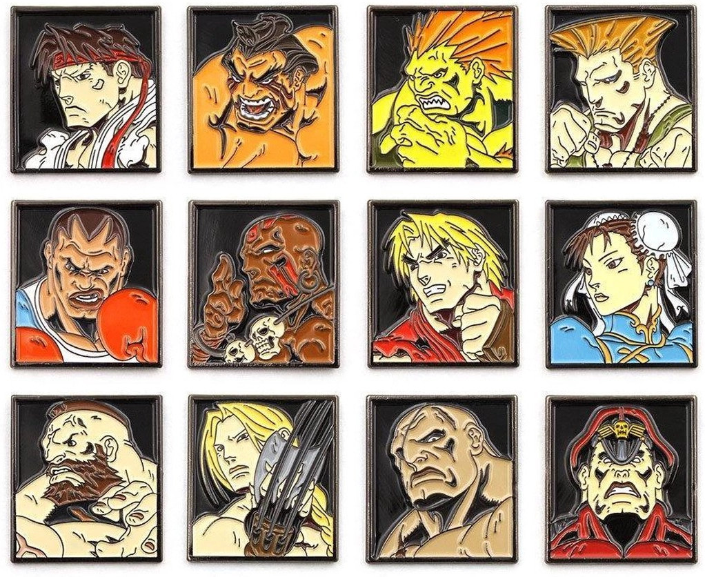 Street Fighter - Characters Badge Set