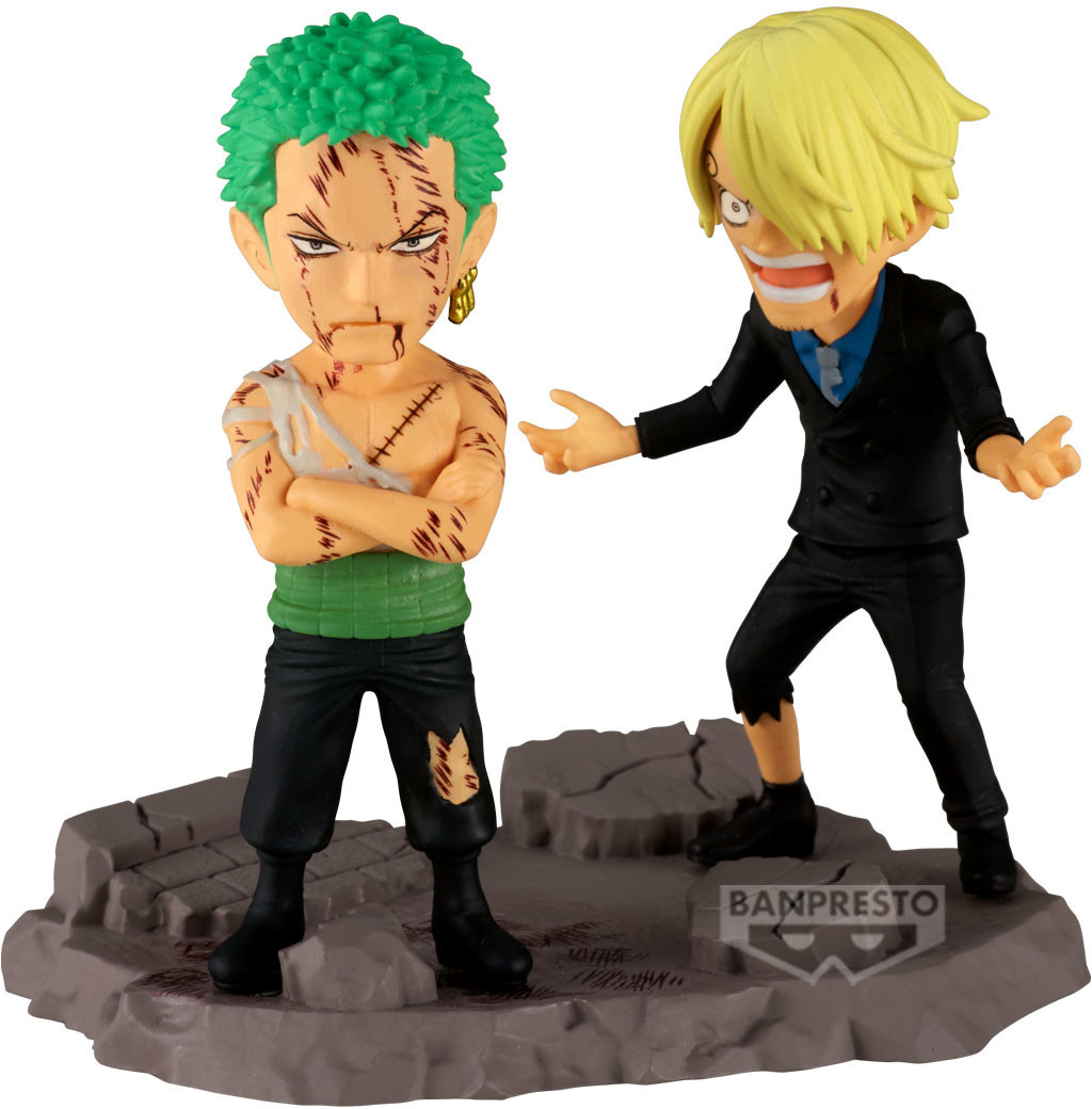 One Piece WCF Log Stories Figure - Roronoa Zoro & Sanji (Nothing Happened) afbeelding