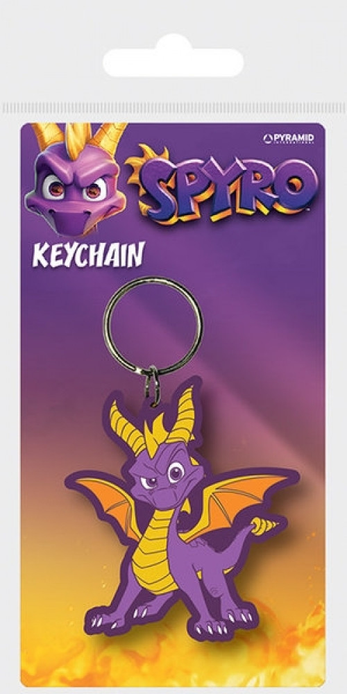 Spyro - Dragon Stance Rubber Keychain