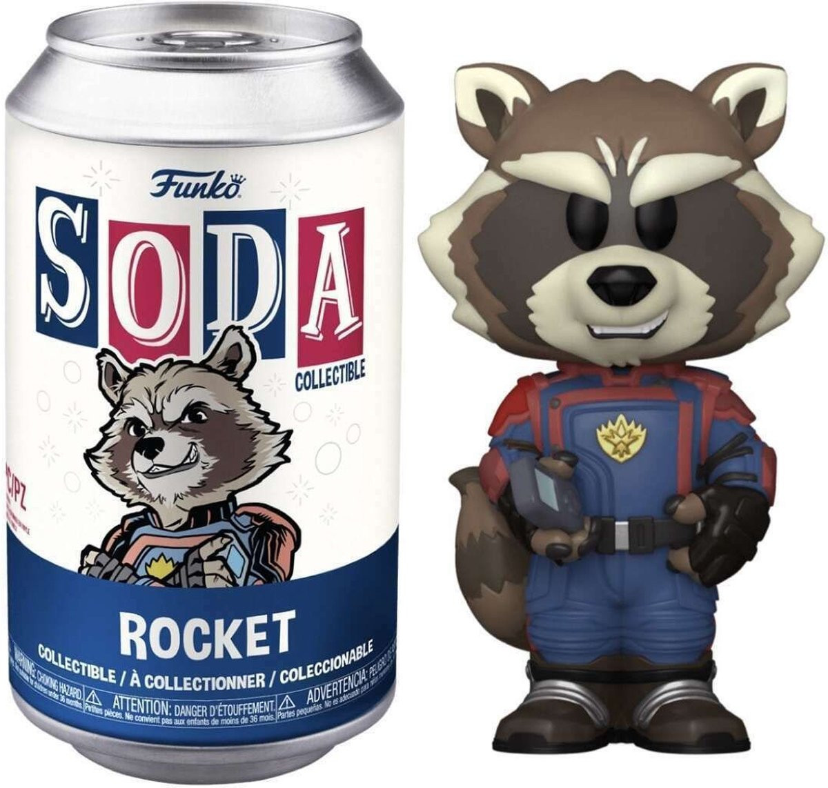 Guardians of the Galaxy Vol. 3 Vinyl SODA Figures Rocket 11 cm