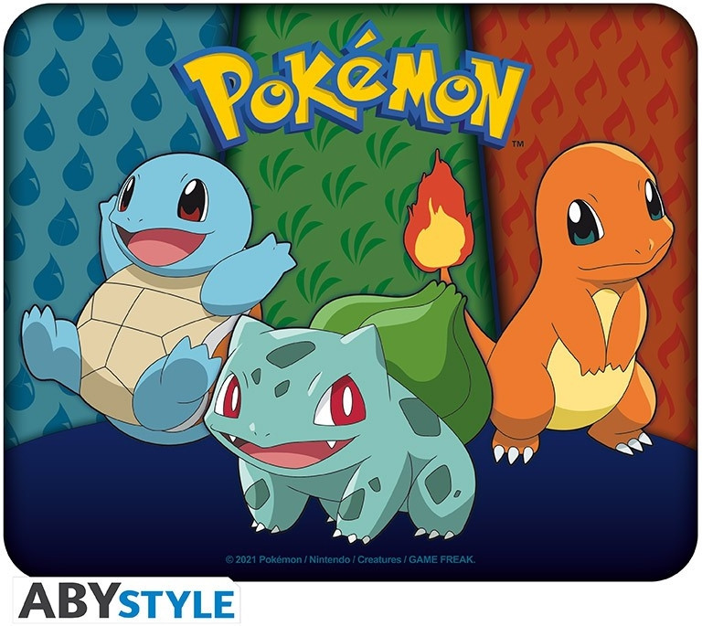 Pokemon Flexible Mousepad - Kanto Starters