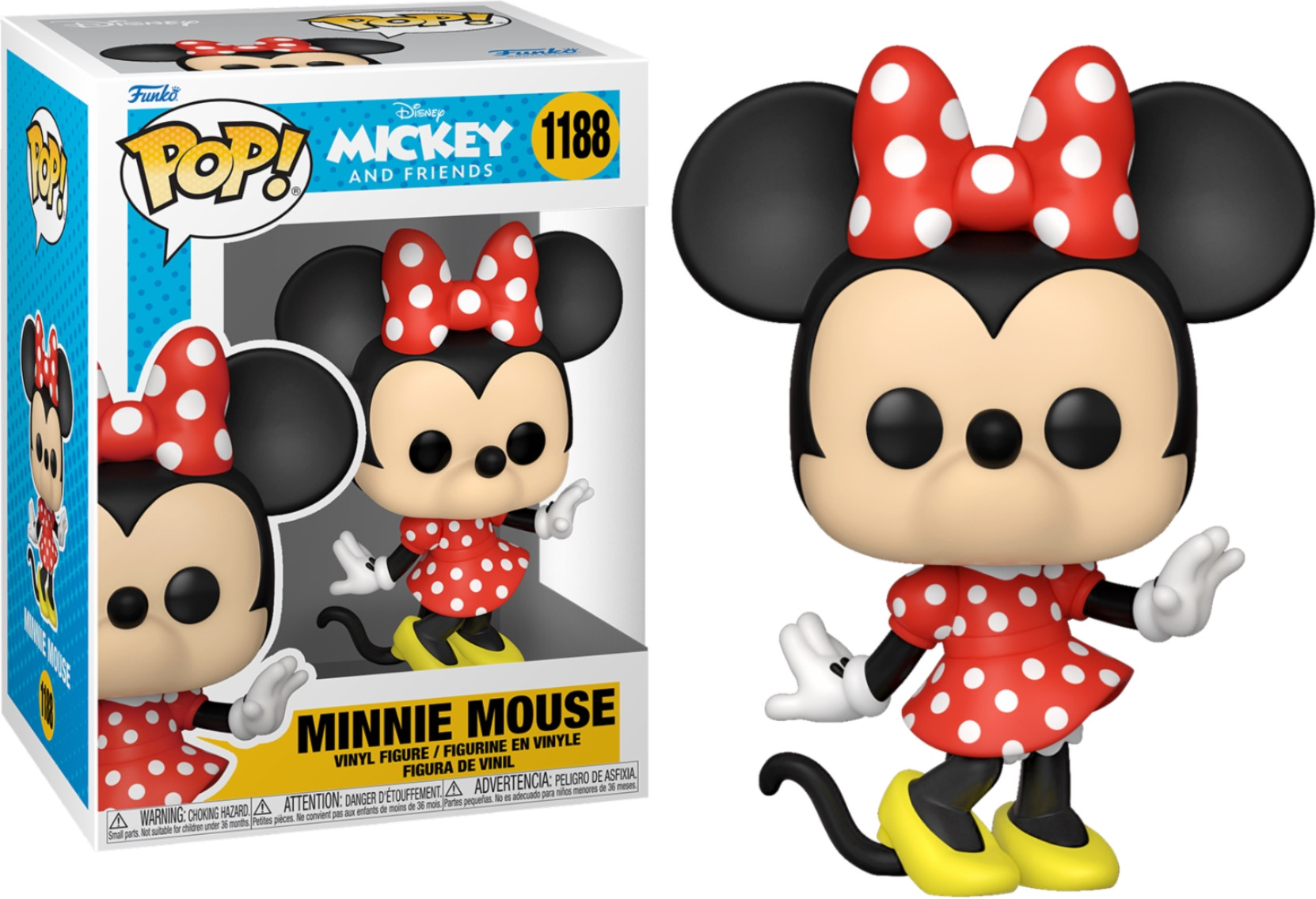 Disney Mickey and Friends Funko Pop Vinyl: Minnie Mouse afbeelding