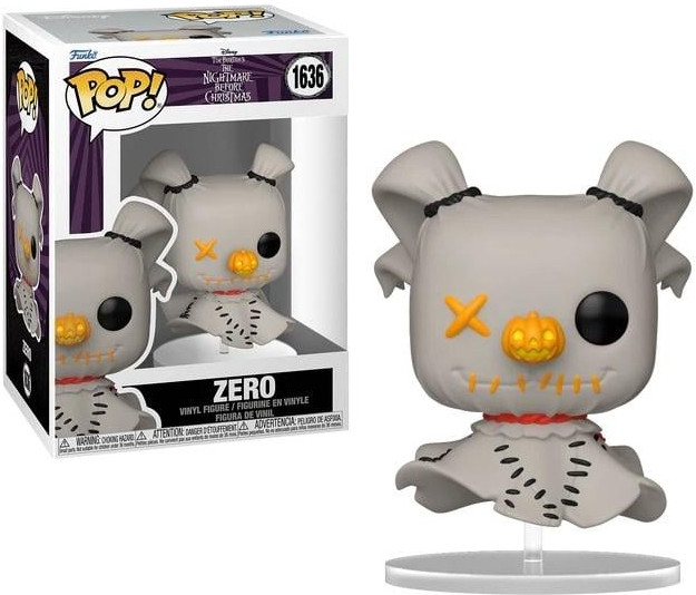 Disney The Nightmare Before Christmas Funko Pop Vinyl: Zero Patchwork afbeelding