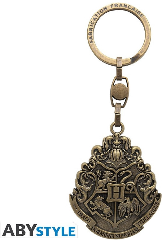 Harry Potter - Hogwarts Crest Metal 3D Keychain