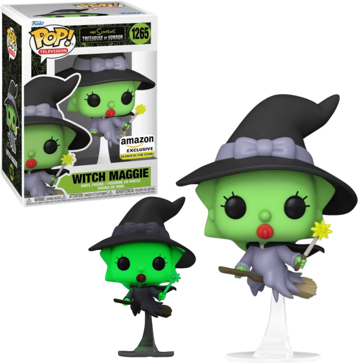 The Simpsons Treehouse of Horror Funko Pop Vinyl: Witch Maggie afbeelding