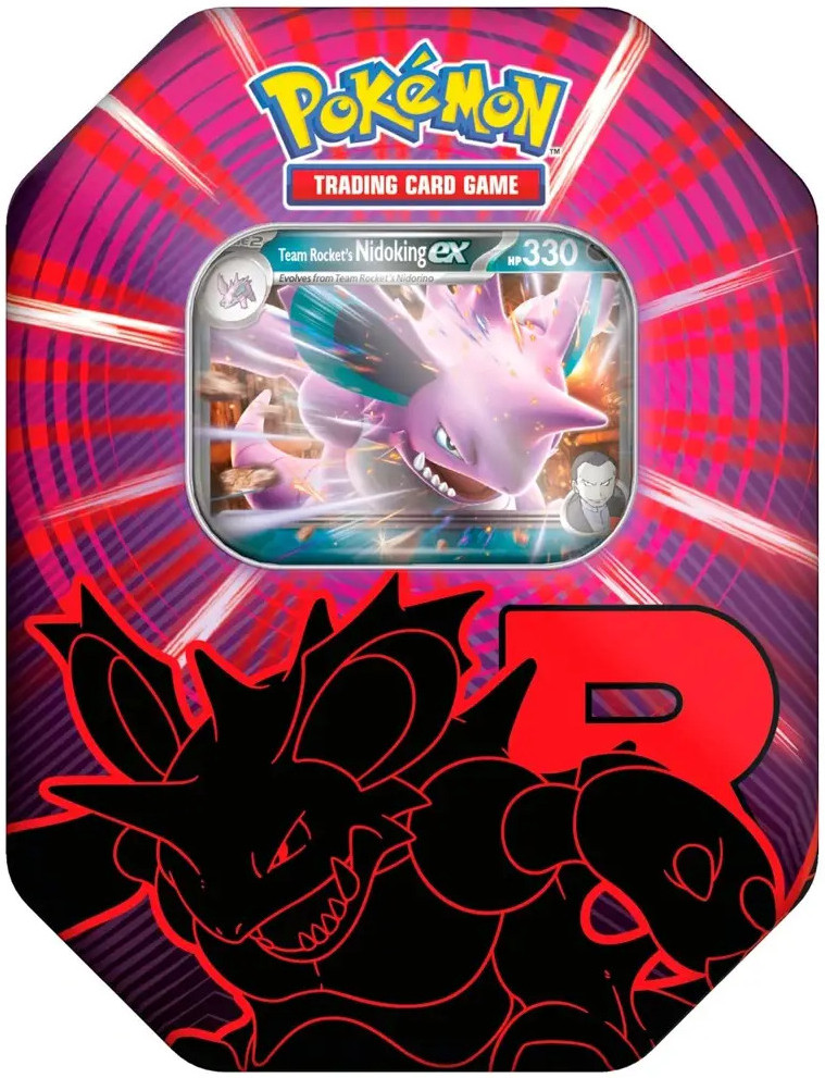 The Pokemon Company Pokemon TCG Team Rocket EX Tin - Nidoking