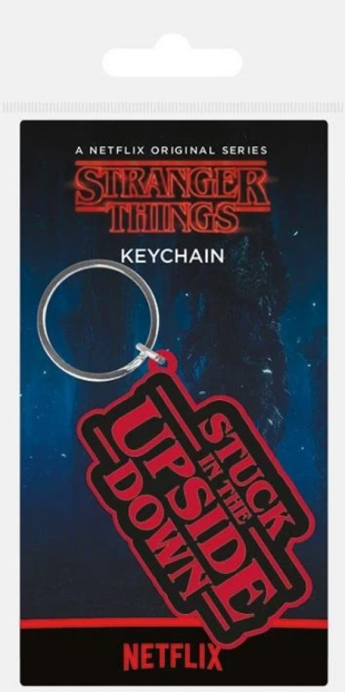 Stranger Things - Stuck in the Upside Down Keychain afbeelding