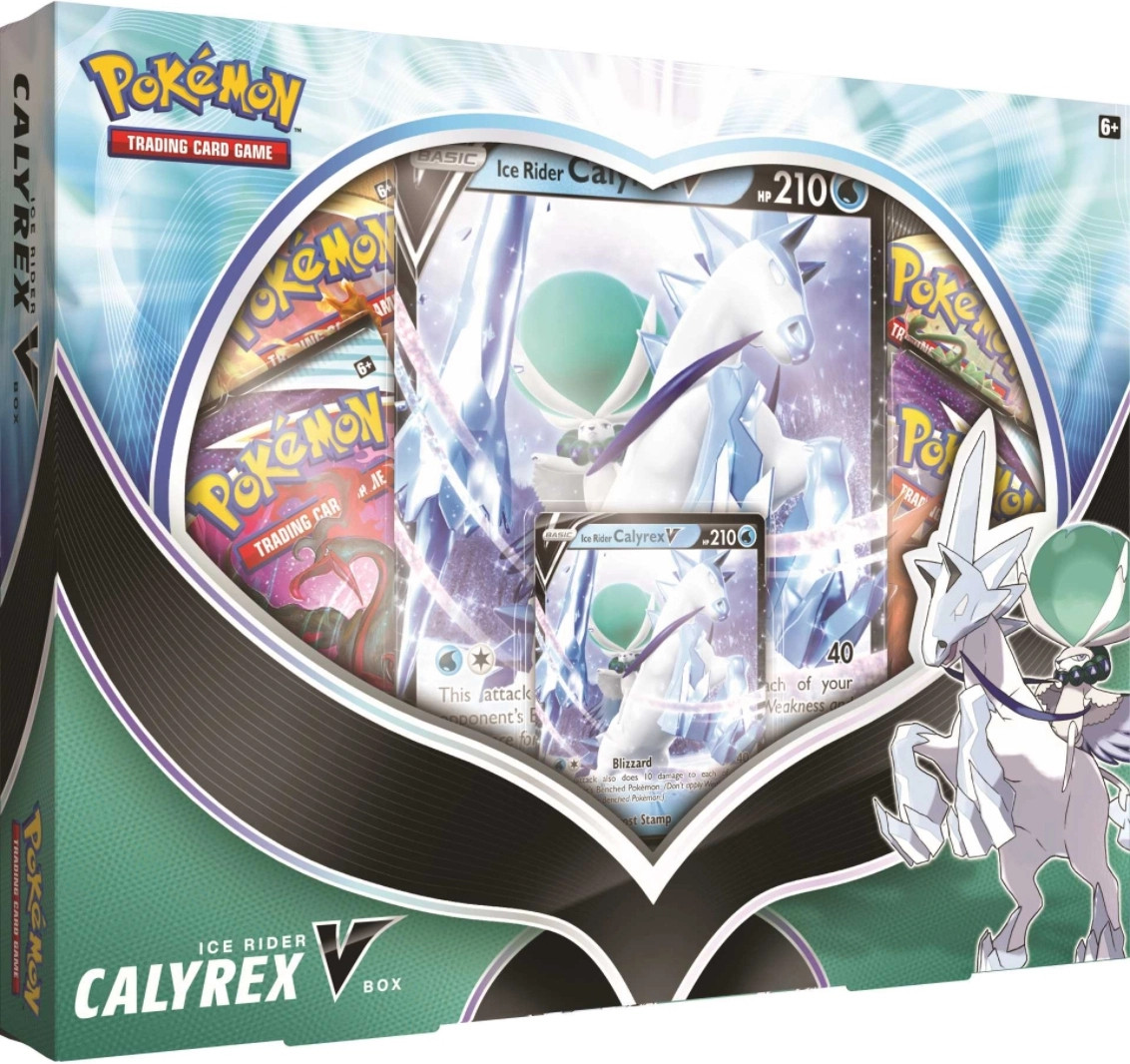 Pokemon TCG Calyrex Ice Rider V Box