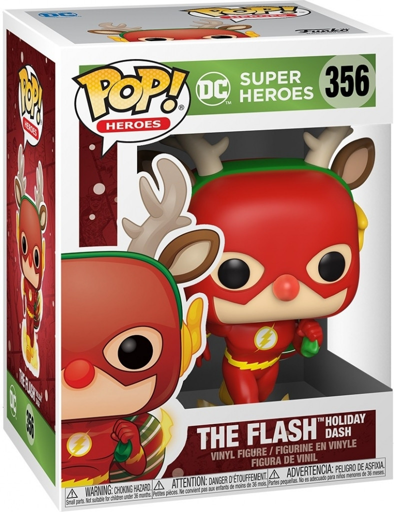 DC Super Heroes Pop Vinyl The Flash Holiday Dash