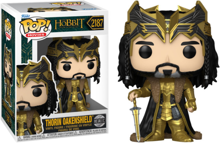 The Hobbit Funko Pop Vinyl: Thorin Oakenshield (Metallic) (2187)