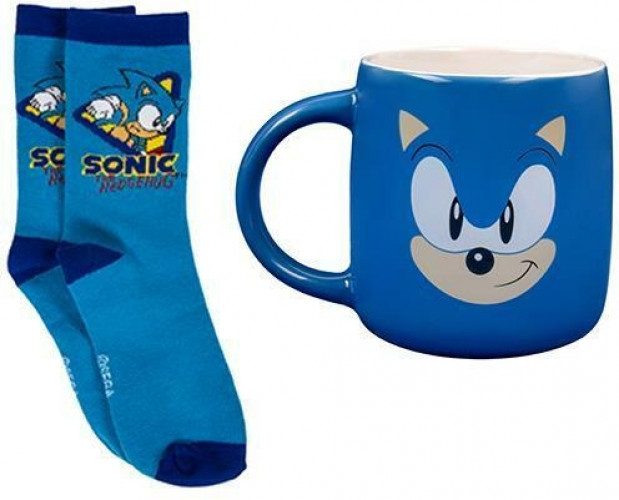 Sonic the Hedgehog Mug and Socks Gift Set afbeelding