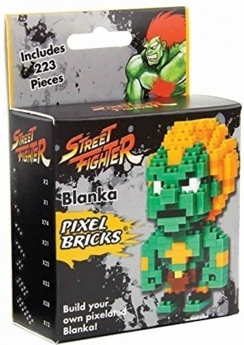 Image of Street Fighter Pixel Bricks - Blanka