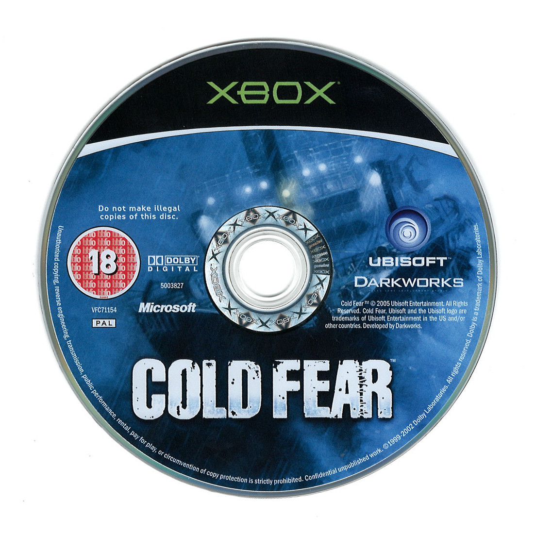 Cold Fear (losse disc)