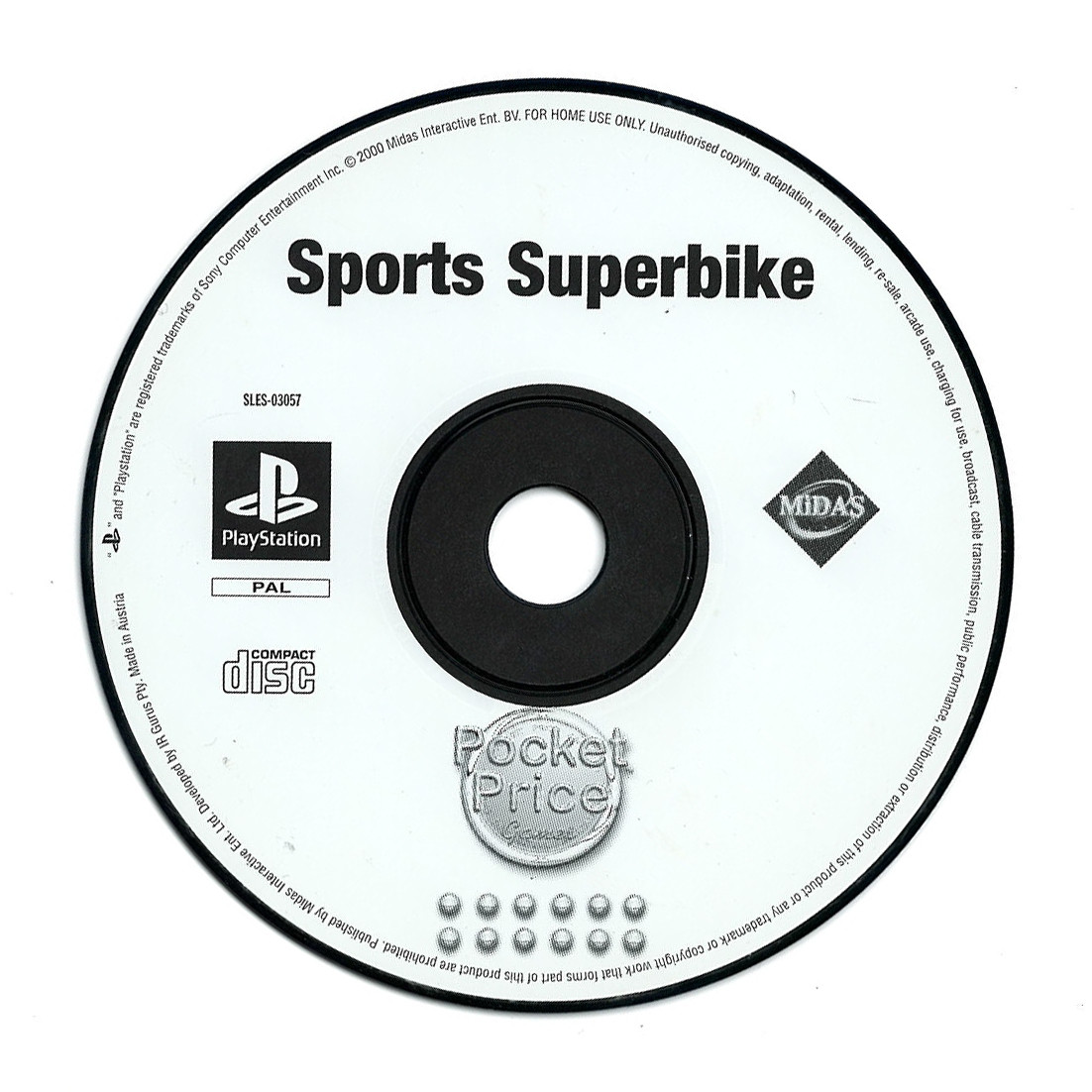 Sports Superbike (pocket price midas)(losse disc)
