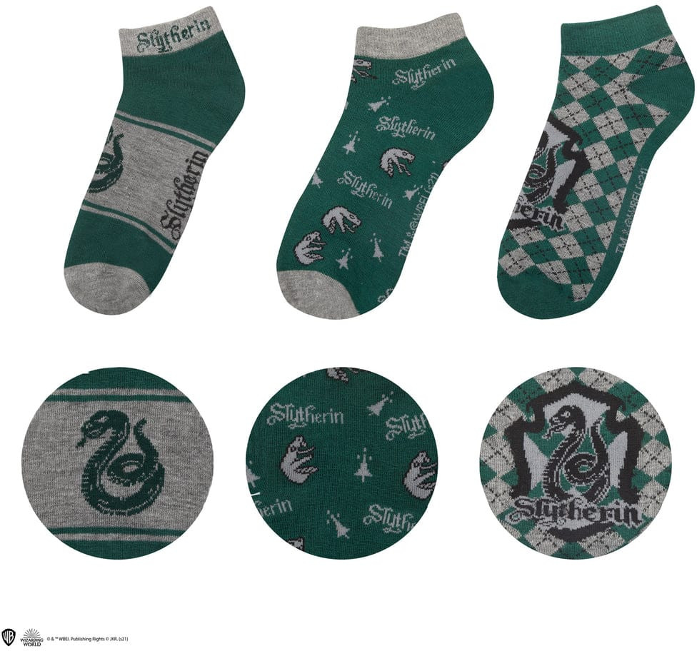 Harry Potter: Ankle Socks Set of 3 - Slytherin