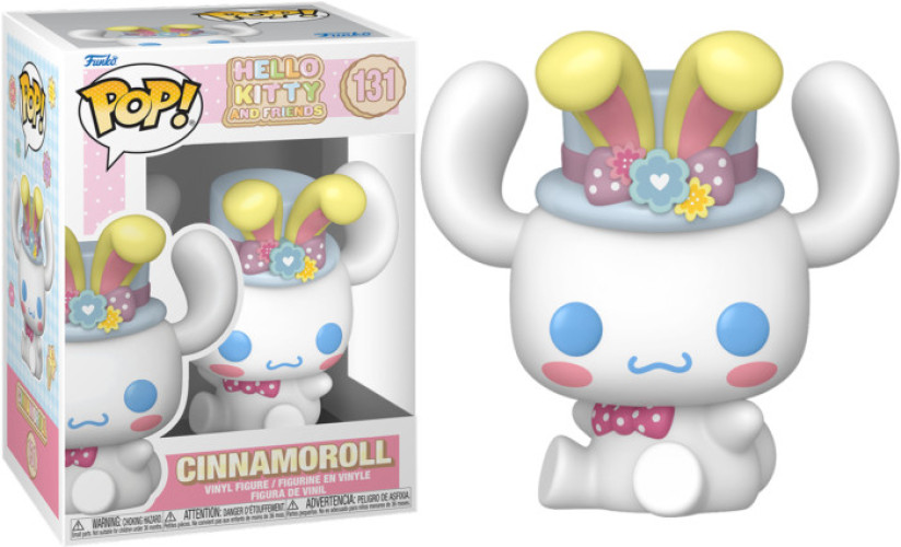 Hello Kitty and Friends Funko Pop Vinyl: Cinnamoroll (with Bunny Ears) afbeelding