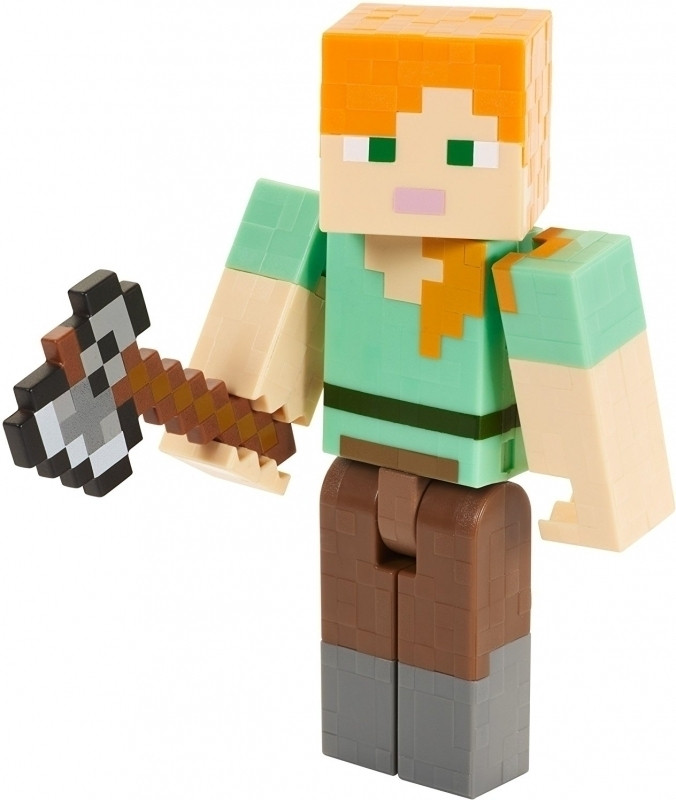 Mojang Minecraft Action Figure Chopping Alex mojang kopen in de aanbieding