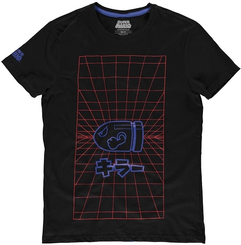 Nintendo - Super Mario Two Tone Bullet Bill Men's T-shirt afbeelding