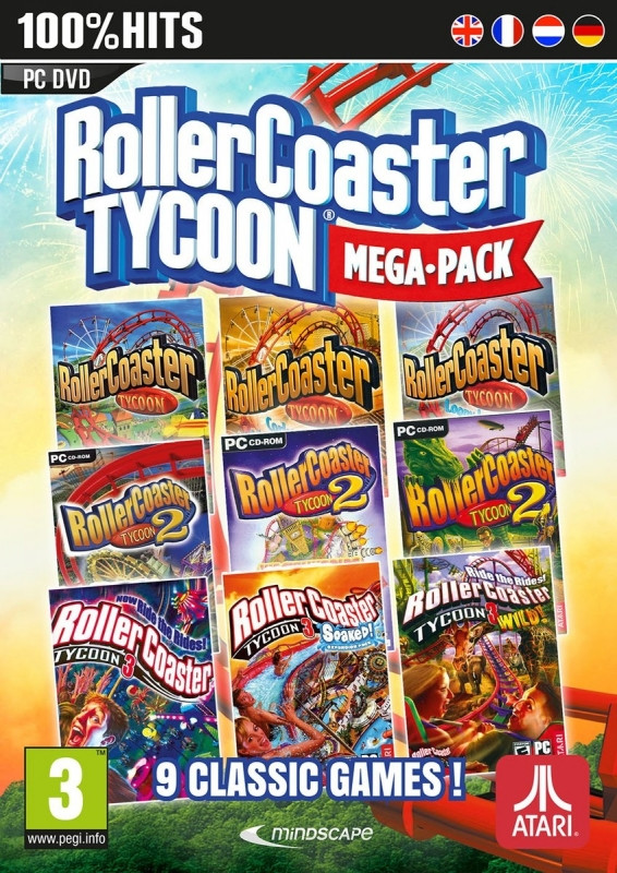 Image of Rollercoaster Tycoon 9 Megapack (DVD-Ro