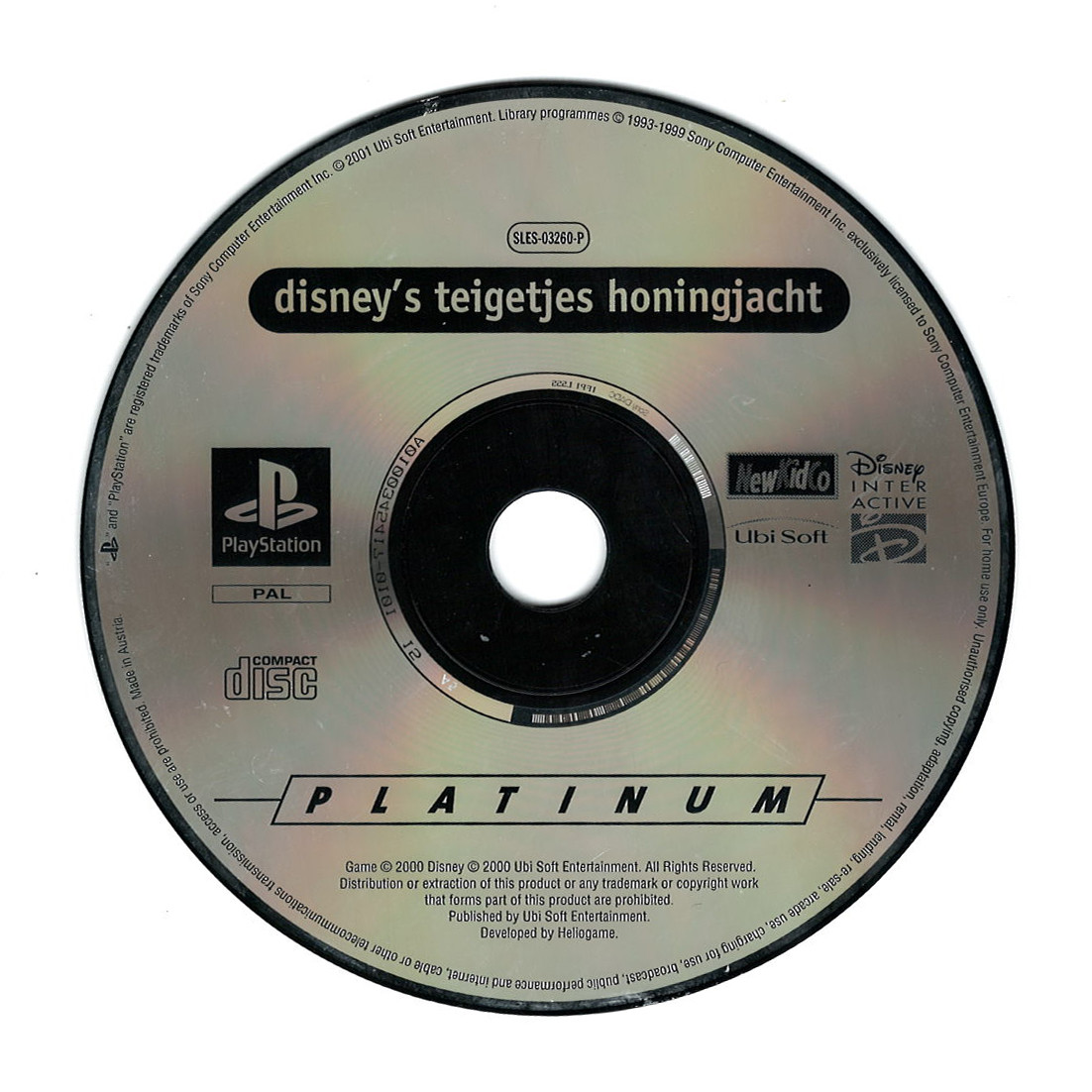 Teigetjes Honingjacht (platinum) (losse disc)