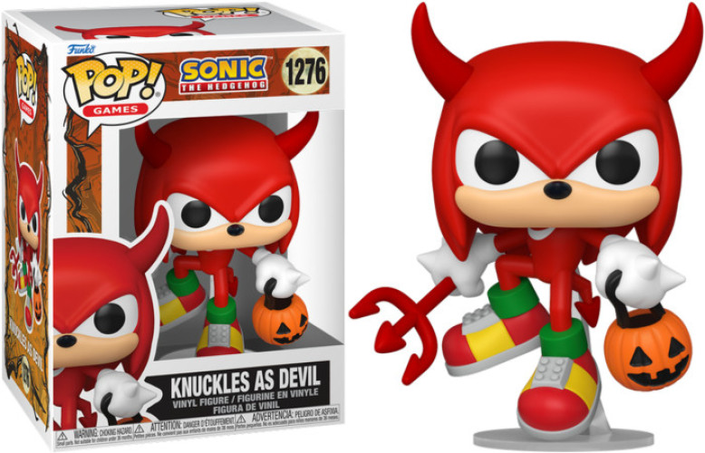 Sonic the Hedgehog Funko Pop Vinyl: Knuckles as Devil