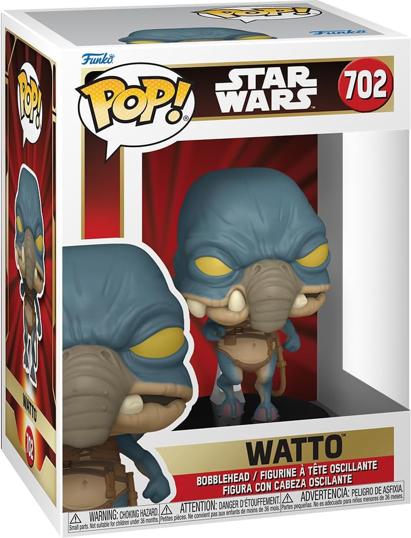 Star Wars The Phantom Menace 25th Anniversary Funko Pop Vinyl: Watto afbeelding