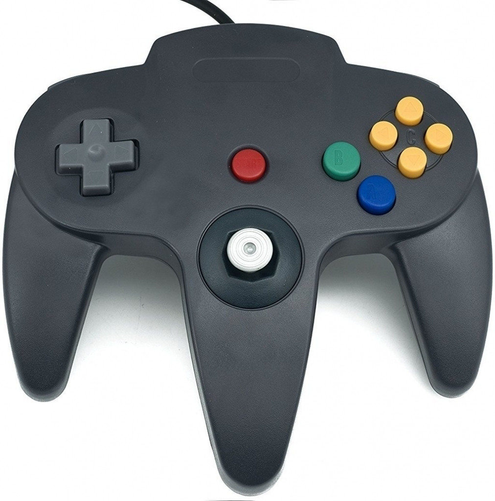 Nintendo 64 Controller Zwart (Teknogame)