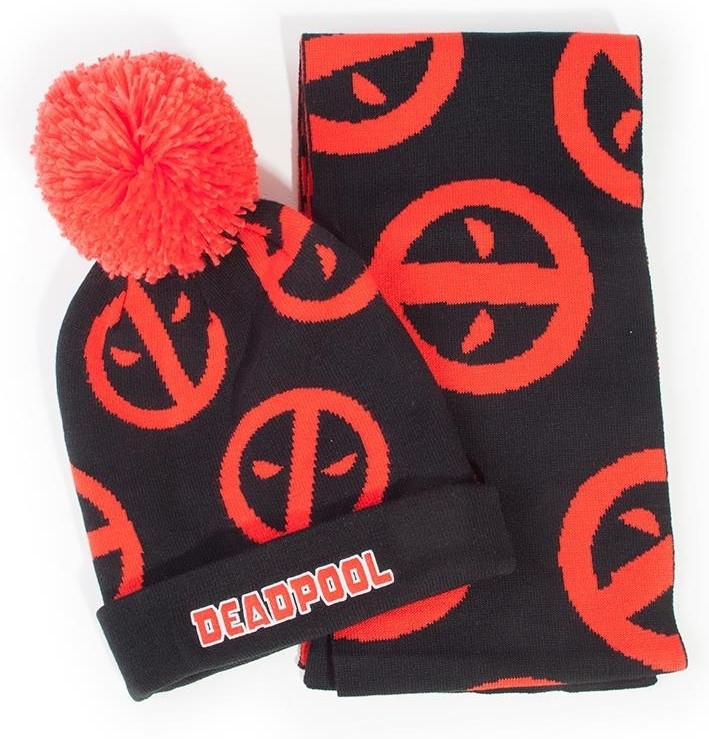 Deadpool - Symbol Beanie & Scarf Gift Set