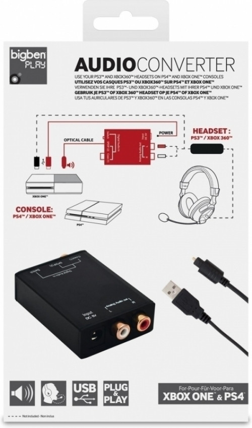 Image of Big Ben Audio Converter for RCA Headsets PS4 / Xbox One