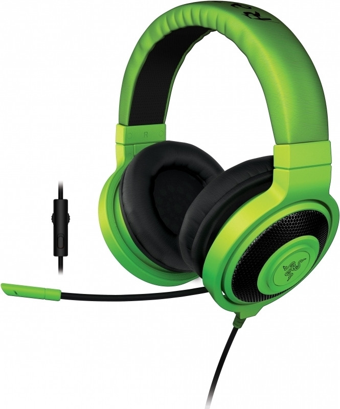 Image of Gaming headset 3.5 mm jackplug Kabelgebonden Razer Kraken Pro Green 2015 Over Ear Groen