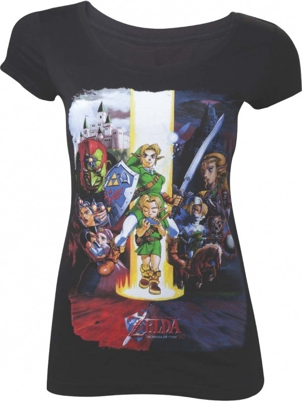 Image of Zelda - Ocarina of Time Black T-Shirt
