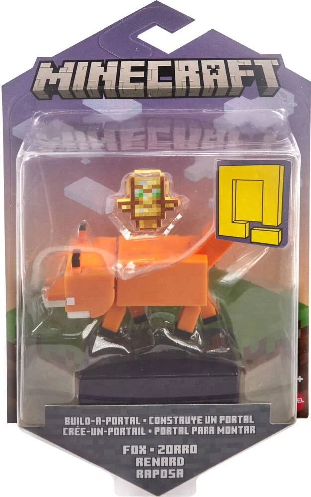 Minecraft 8cm Nether Portal Figure - Fox