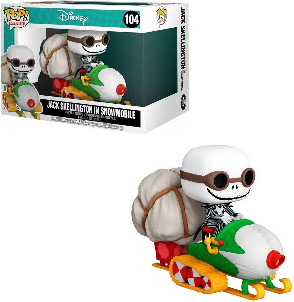 Disney The Nightmare Before Christmas Pop Vinyl Jack Skellington in Snowmobile